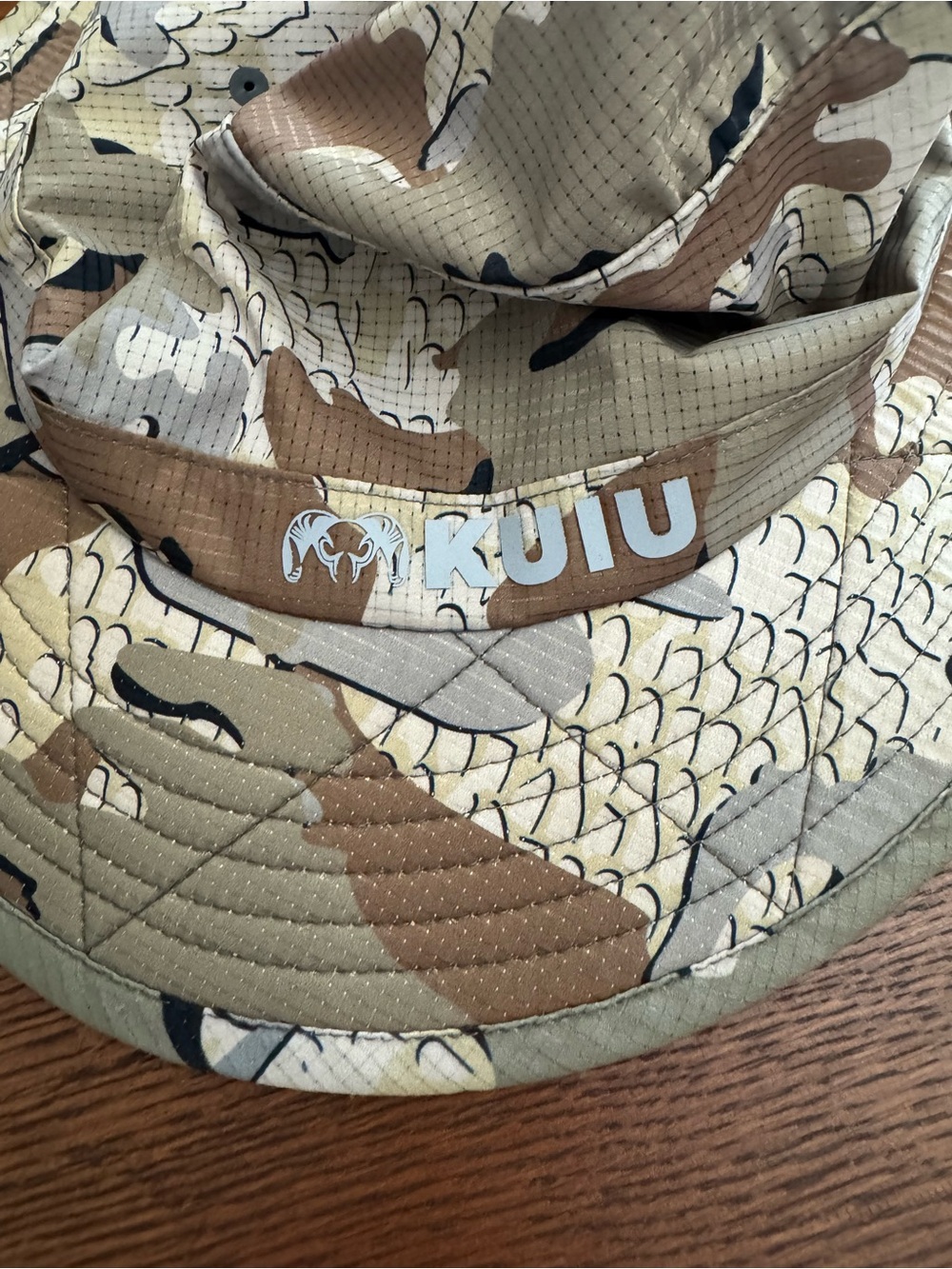 KUIU Men's Camo Boonie Hat, pants and hoodie - Tan, Olive, Black - Picture 9 of 9